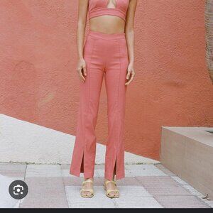Paloma Wool Helsinki Vino Flare Pant in brick orange size EU 36